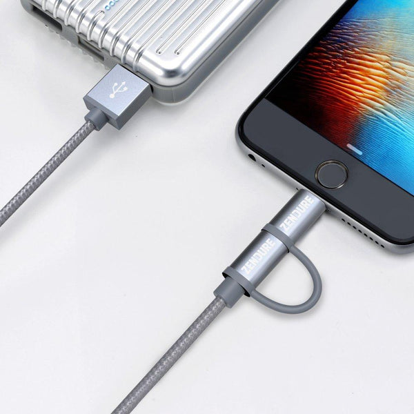 2-in-1 Lightning/Micro USB Cable Now Available From Zendure
