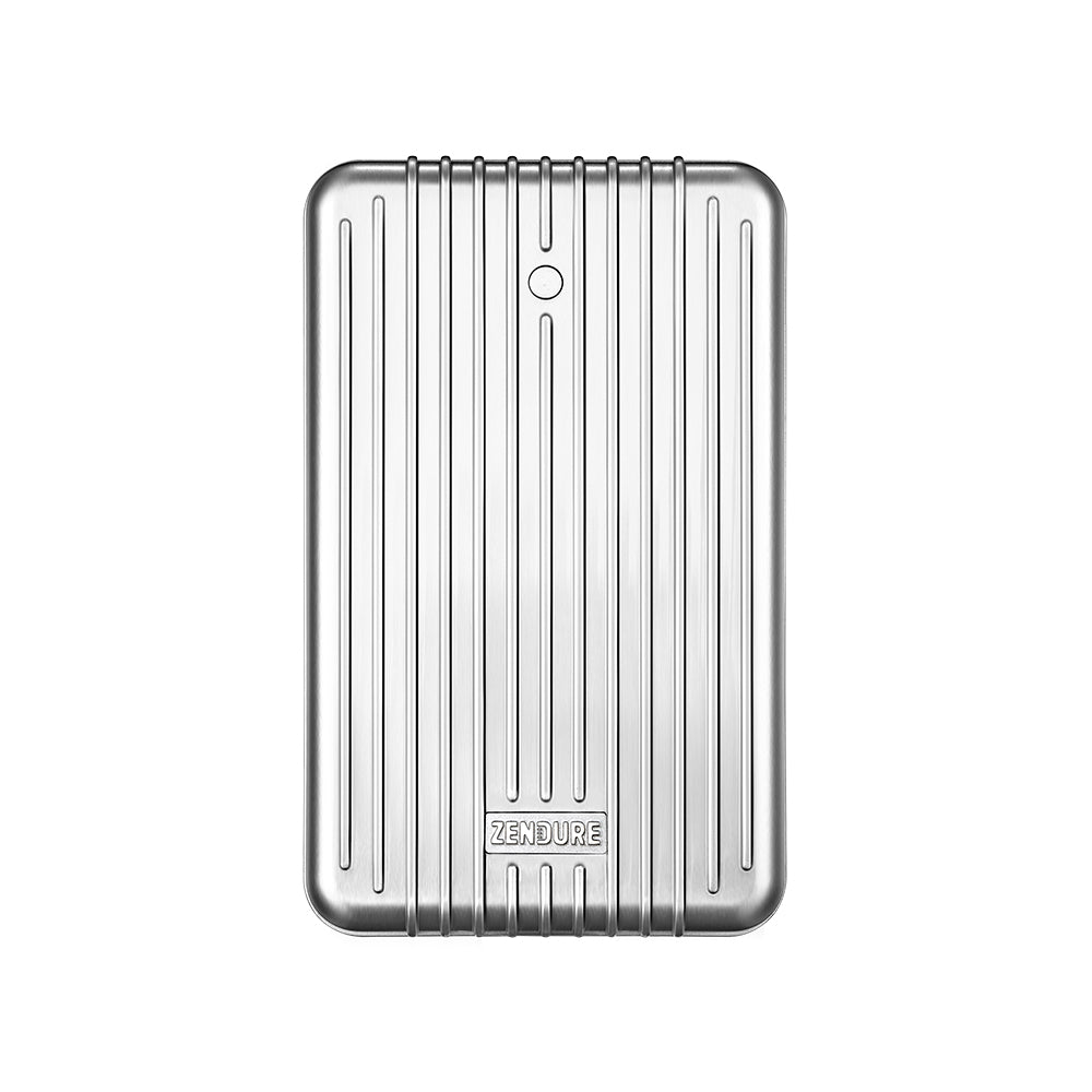 SuperTank USB-C PD Portable Charger, 27,000mAh - Silver