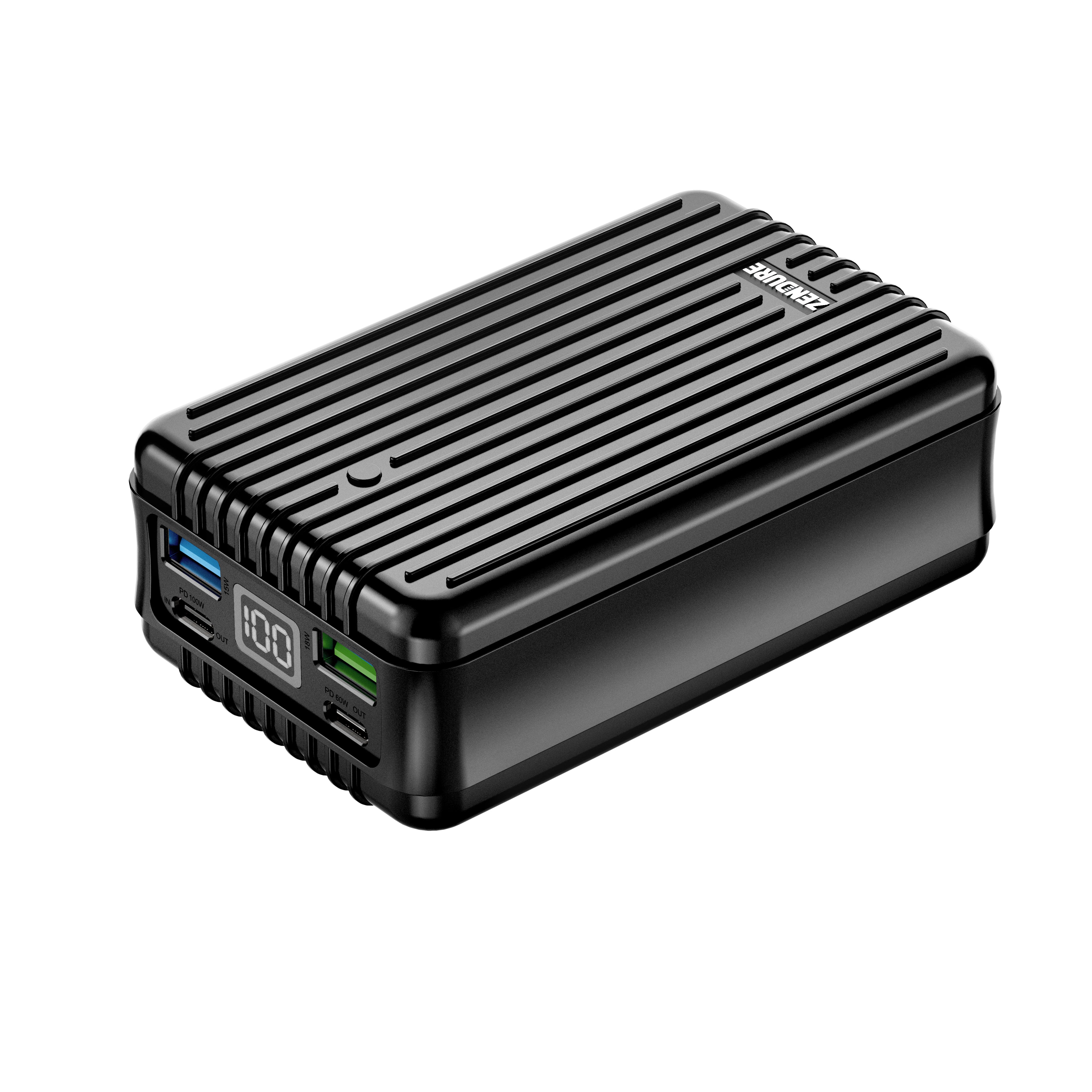 SuperTank USB-C PD Portable Charger, 27,000mAh - Black